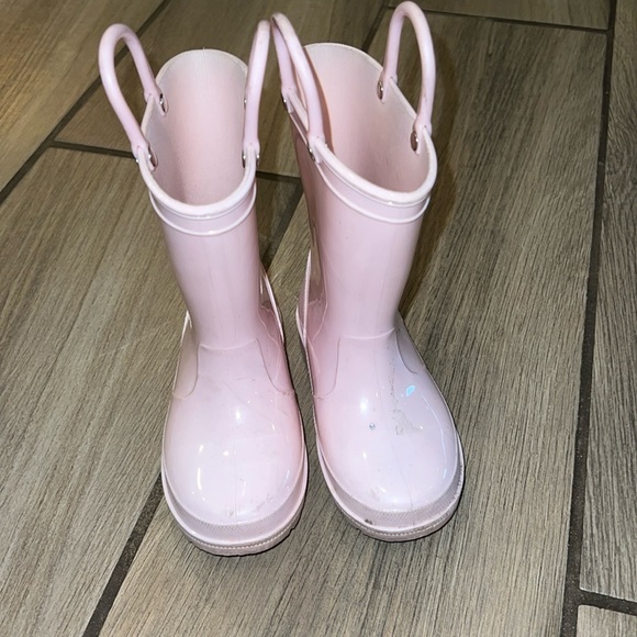 Lot of 2 girls size 9 boots winter and rain boots - Picture 7 of 8